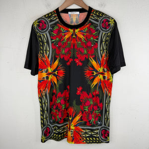 Givenchy Floral Birds Of Pray Black T-Shirt