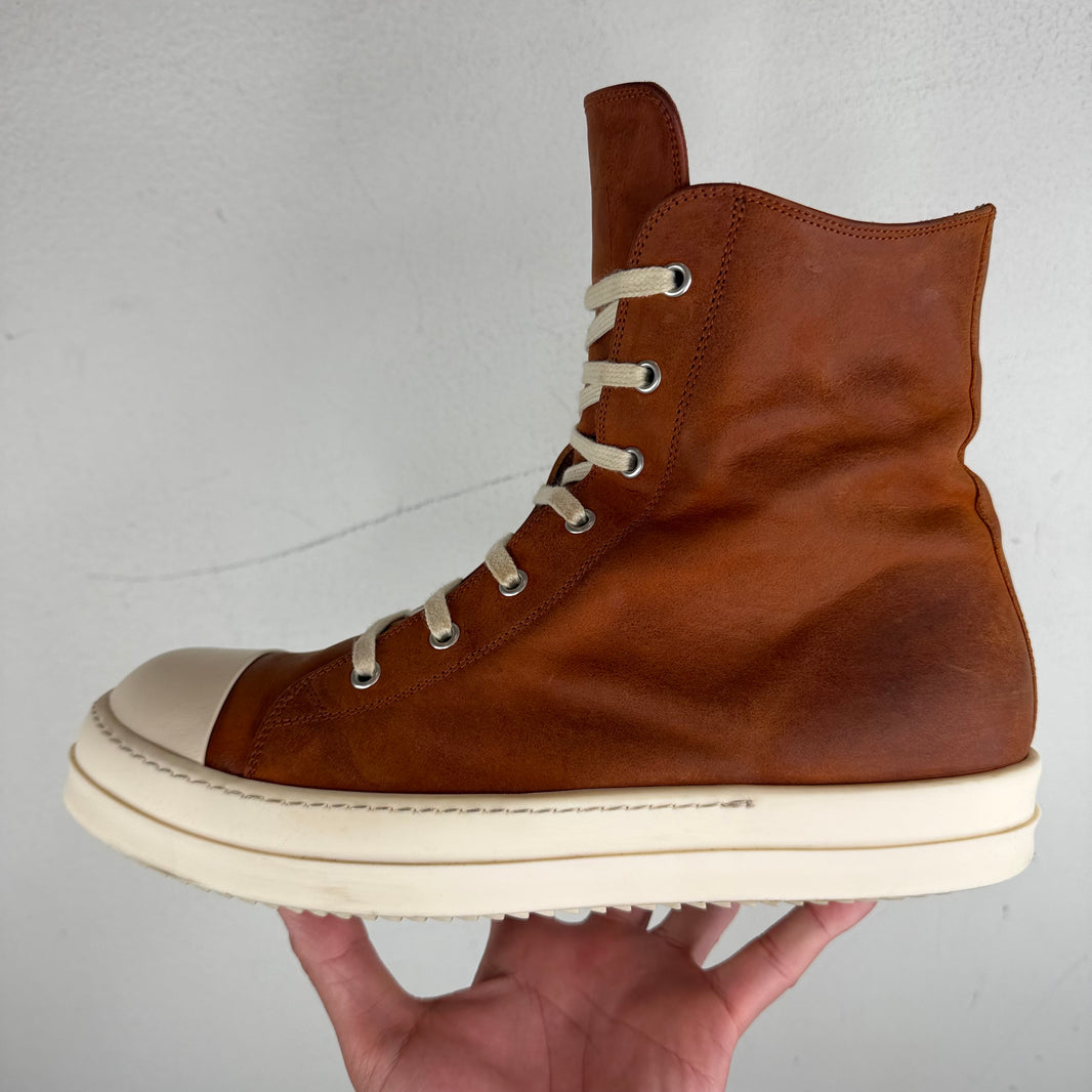 Rick Owens Leather Clay Ramones