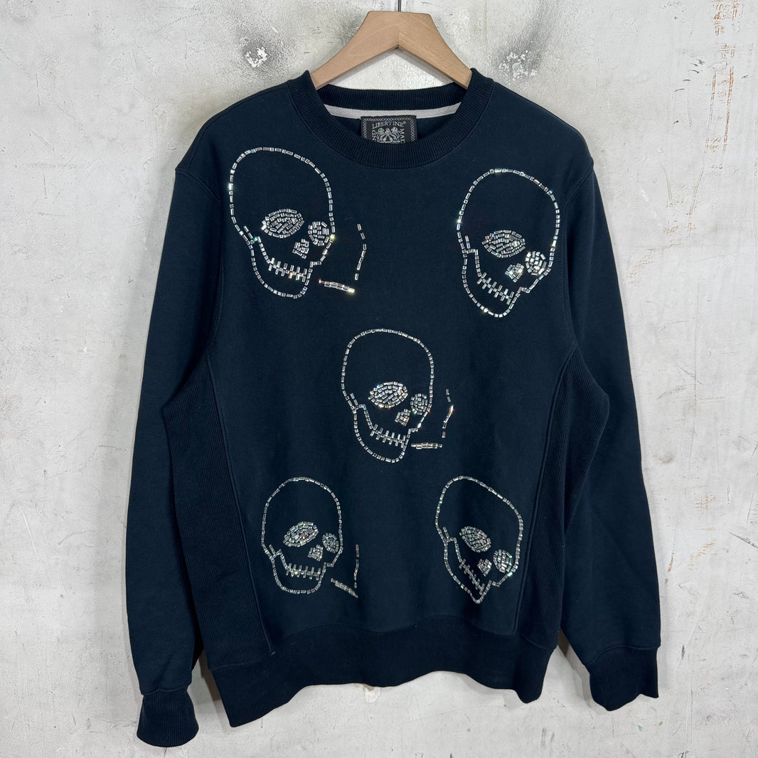 Libertine Skull Crystal Crewneck