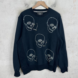 Libertine Skull Crystal Crewneck