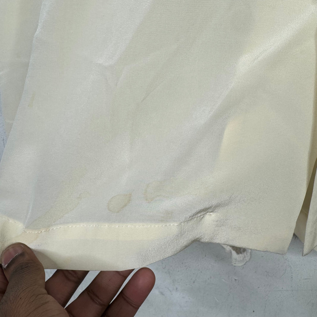 Bode Hand Painted Landscape Silk Button Up Shirt