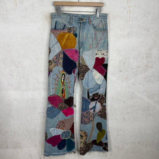 Kapital El Paso Flared Patchwork Jeans