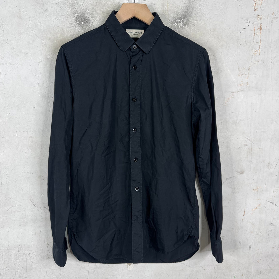 Saint Laurent 2013 Black LS Button Up