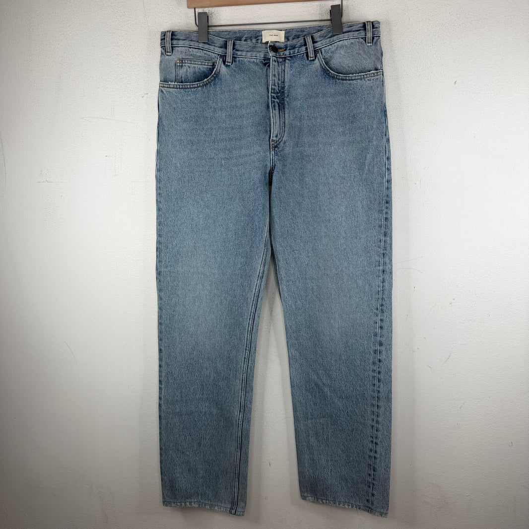 The Row Light Wash Fred Jeans