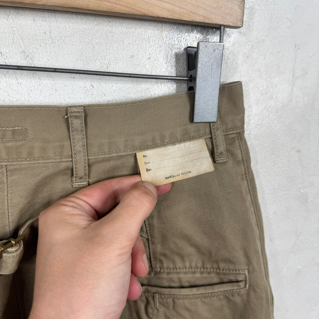 Kapital Pleated Loose Tan Pants