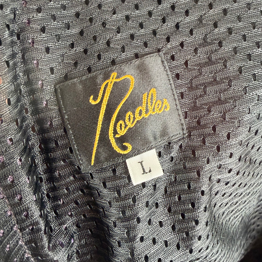 Needles Purple Black Stripe Track Pants