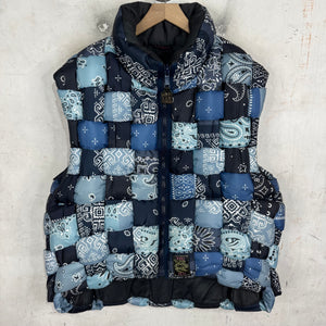 Kapital Blue Keel Woven Vest