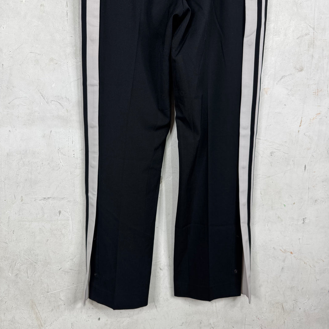 Balenciaga Snap Striped Loose Trousers