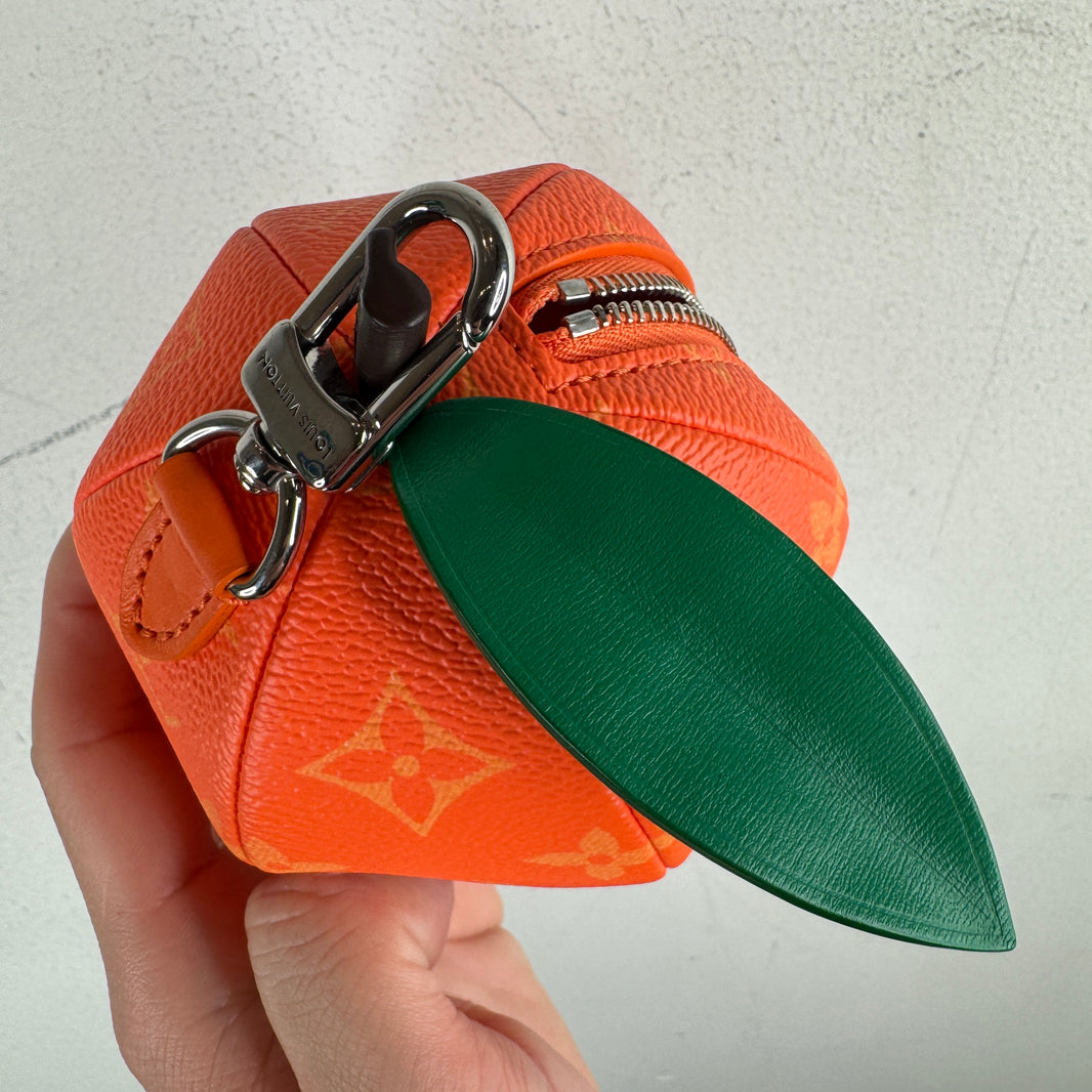 Louis Vuitton Orange Pouch Keychain