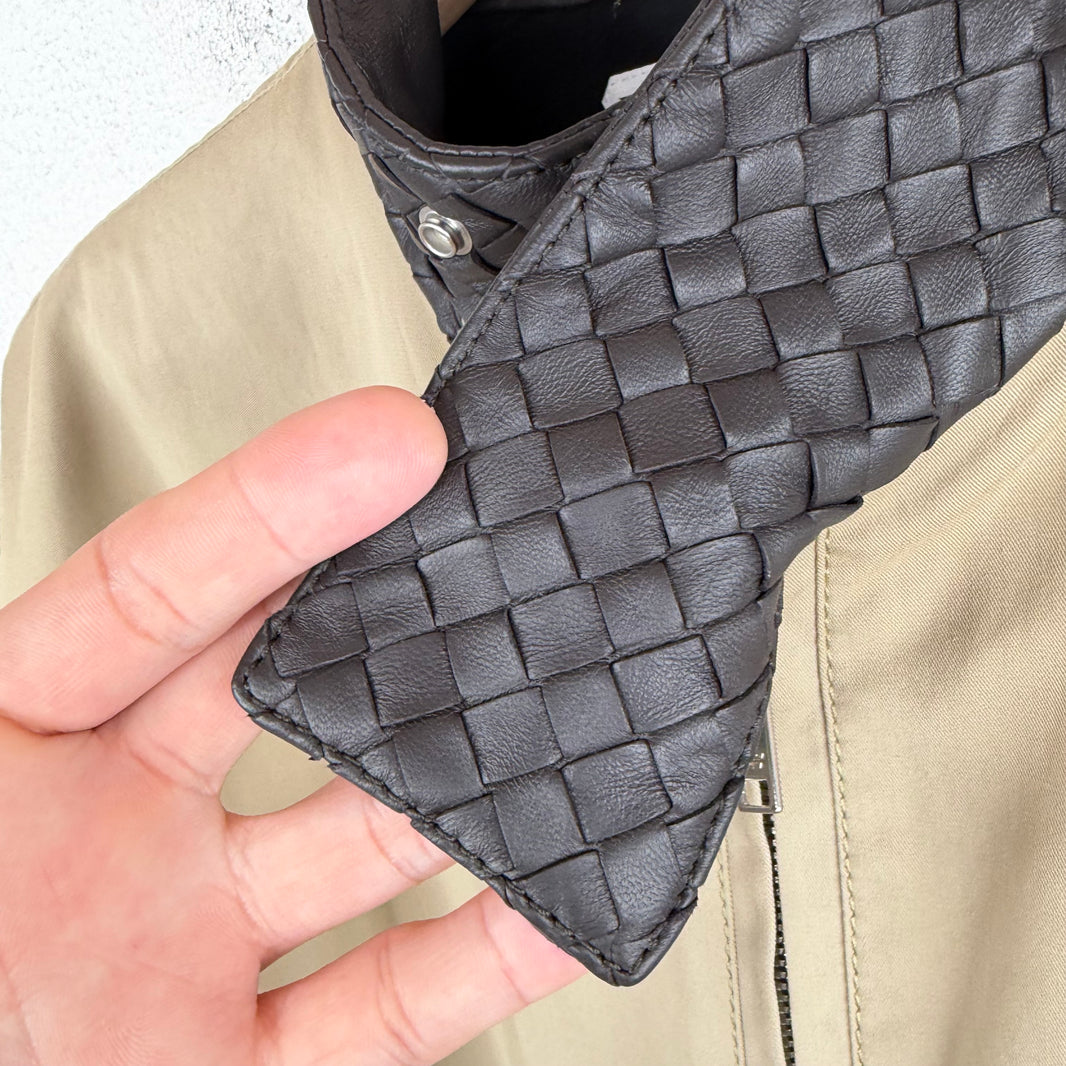 Bottega Veneta Intrecciato Collar Jacket