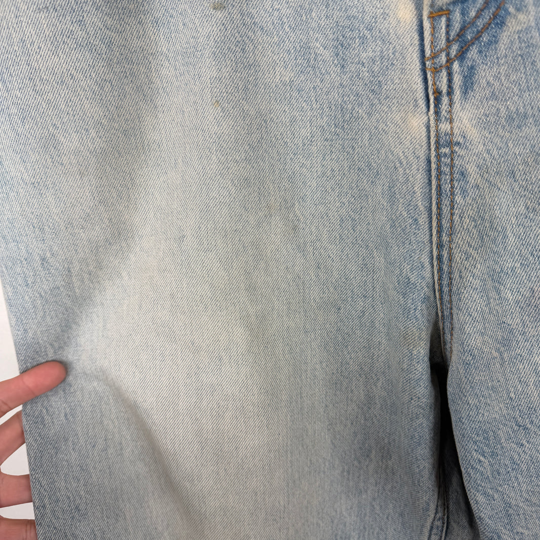 Balenciaga Garde Robe Blue Baggy Jeans