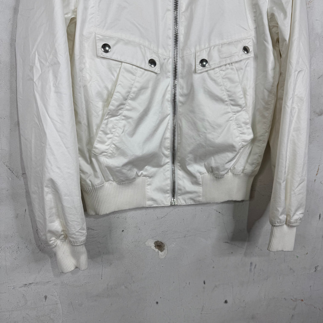 Dior 08' Studded Riders White Jacket