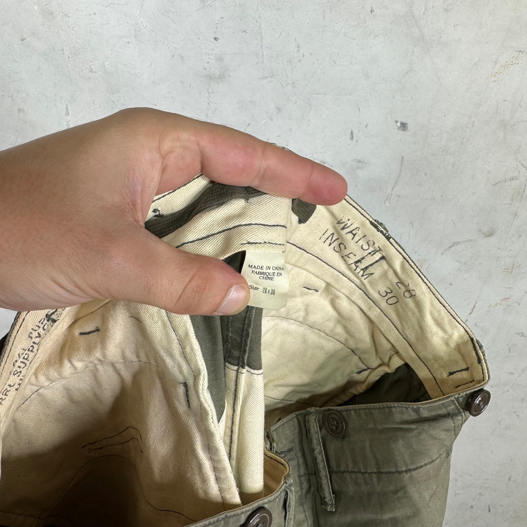 RRL Olive Cargo Pants