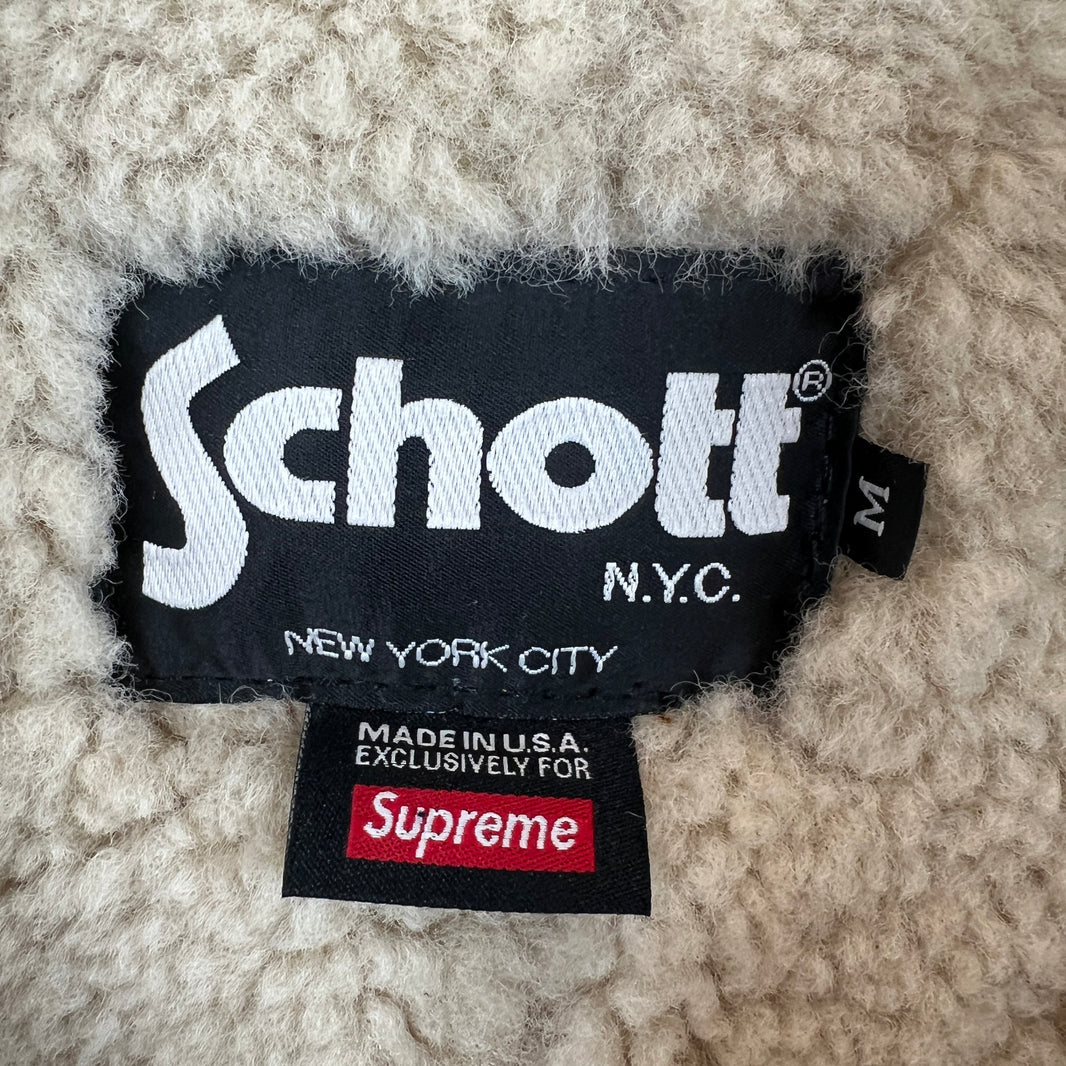 Supreme Schott Shearling Coat