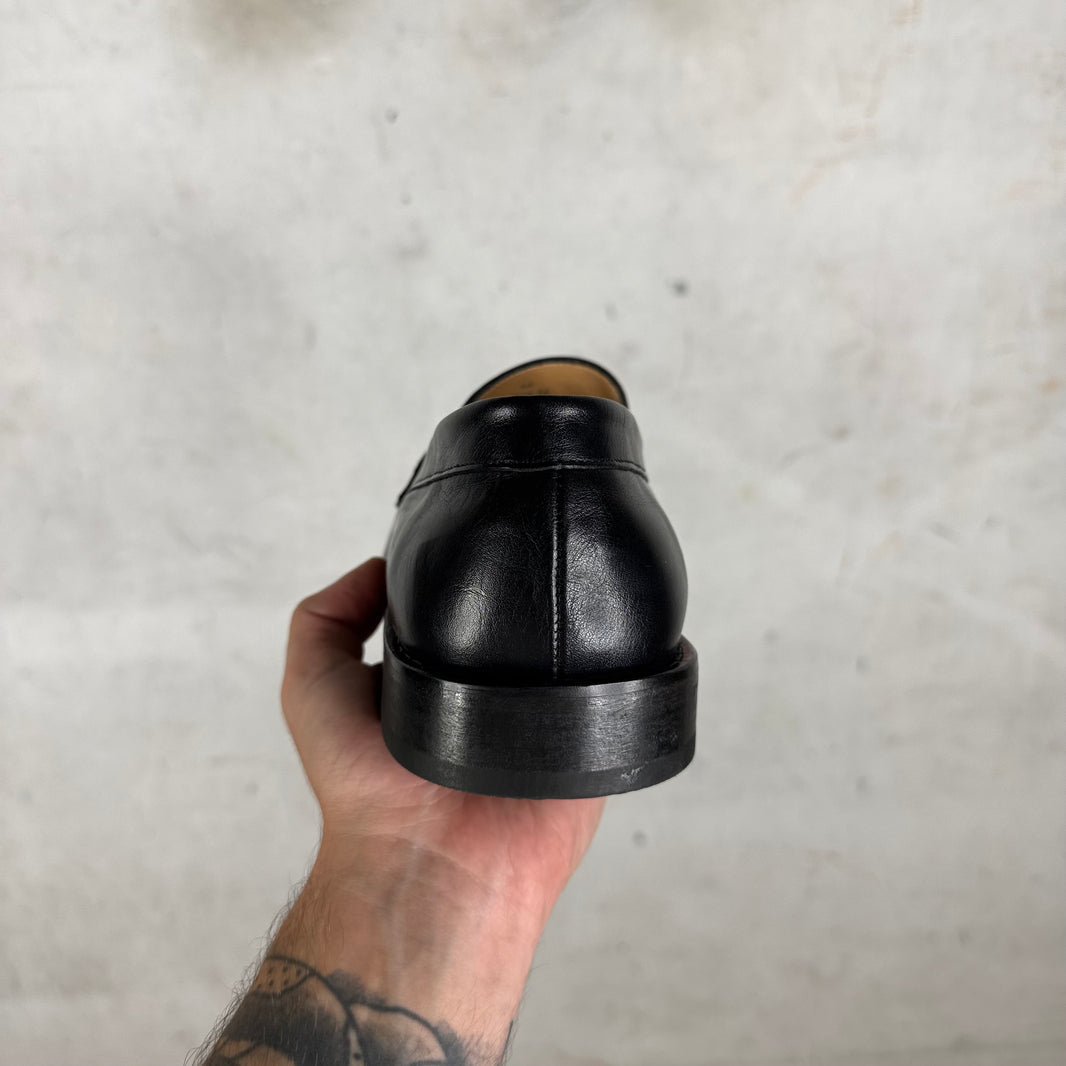 Our Legacy Black Leather Light Loafers
