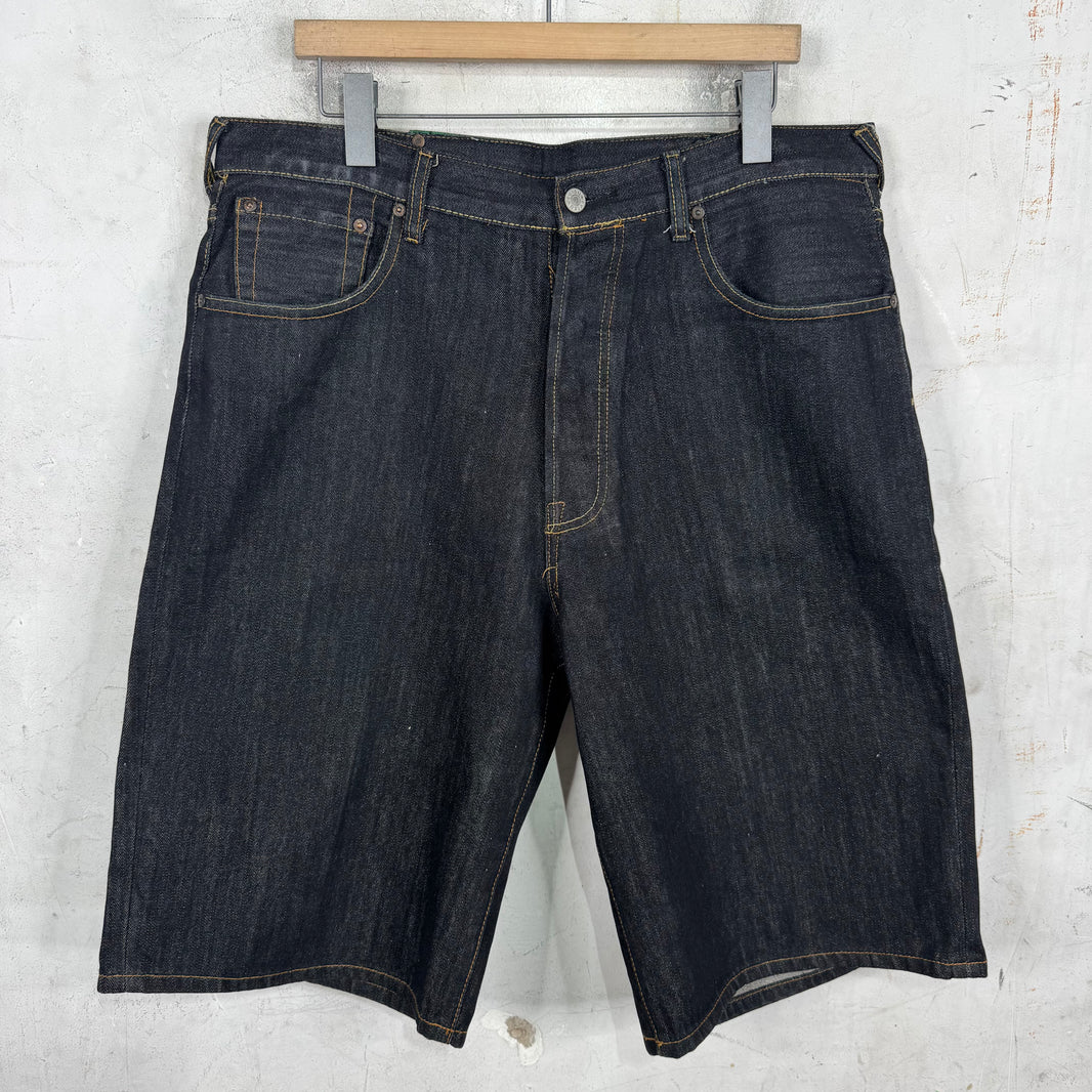 Evisu Heritage Baggy Denim Shorts