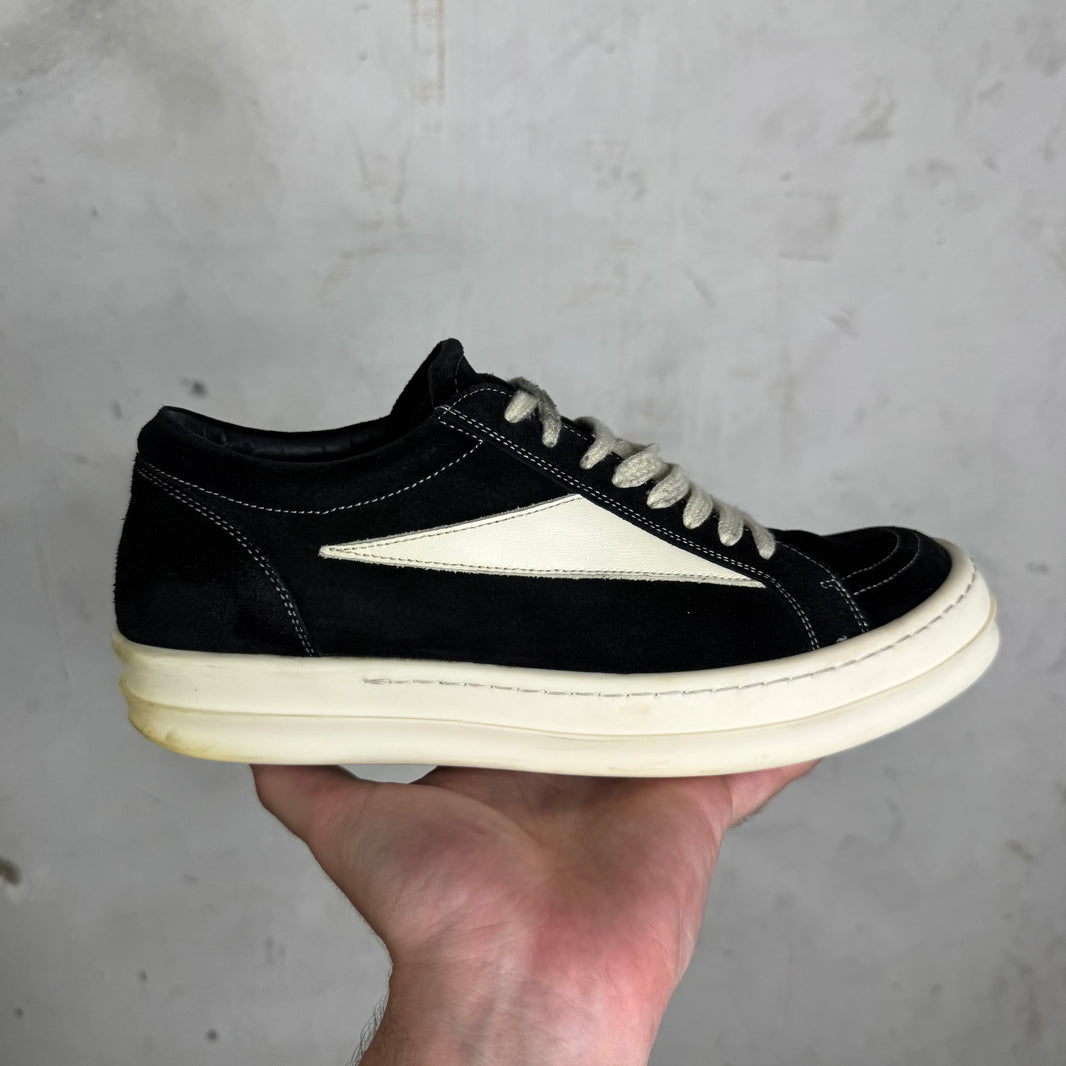 Rick Owens Black Suede Vans