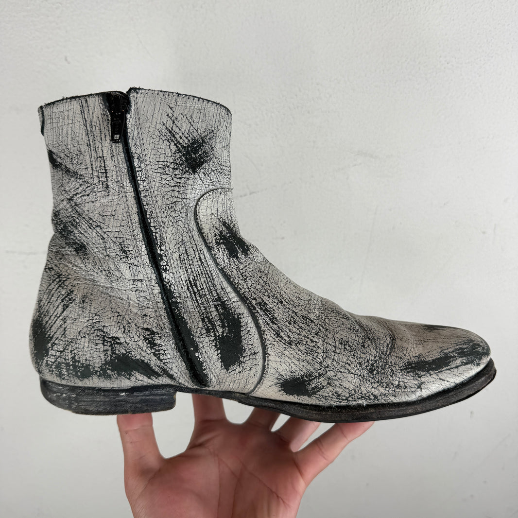 Margiela H&M Painted Boots