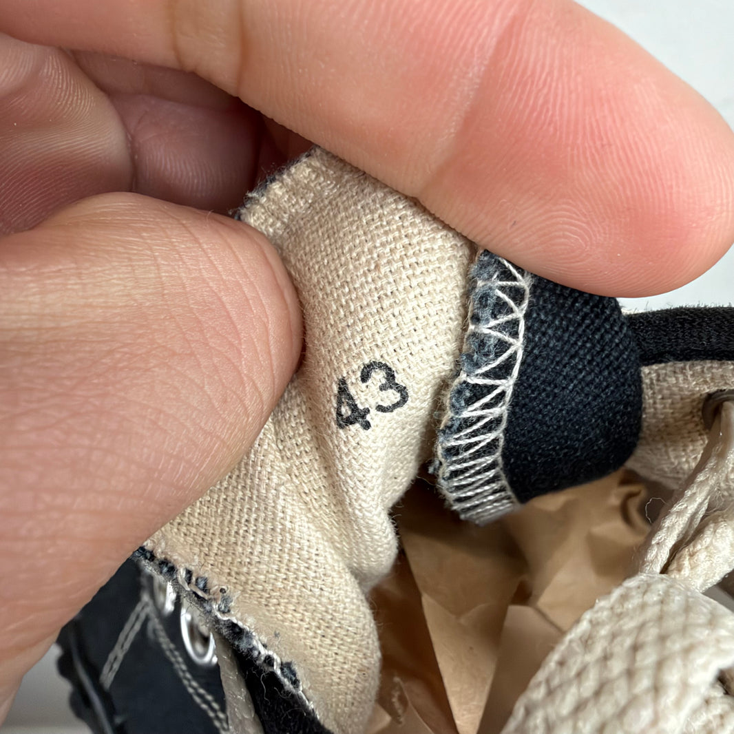 Margiela Black Tabi Sneakers