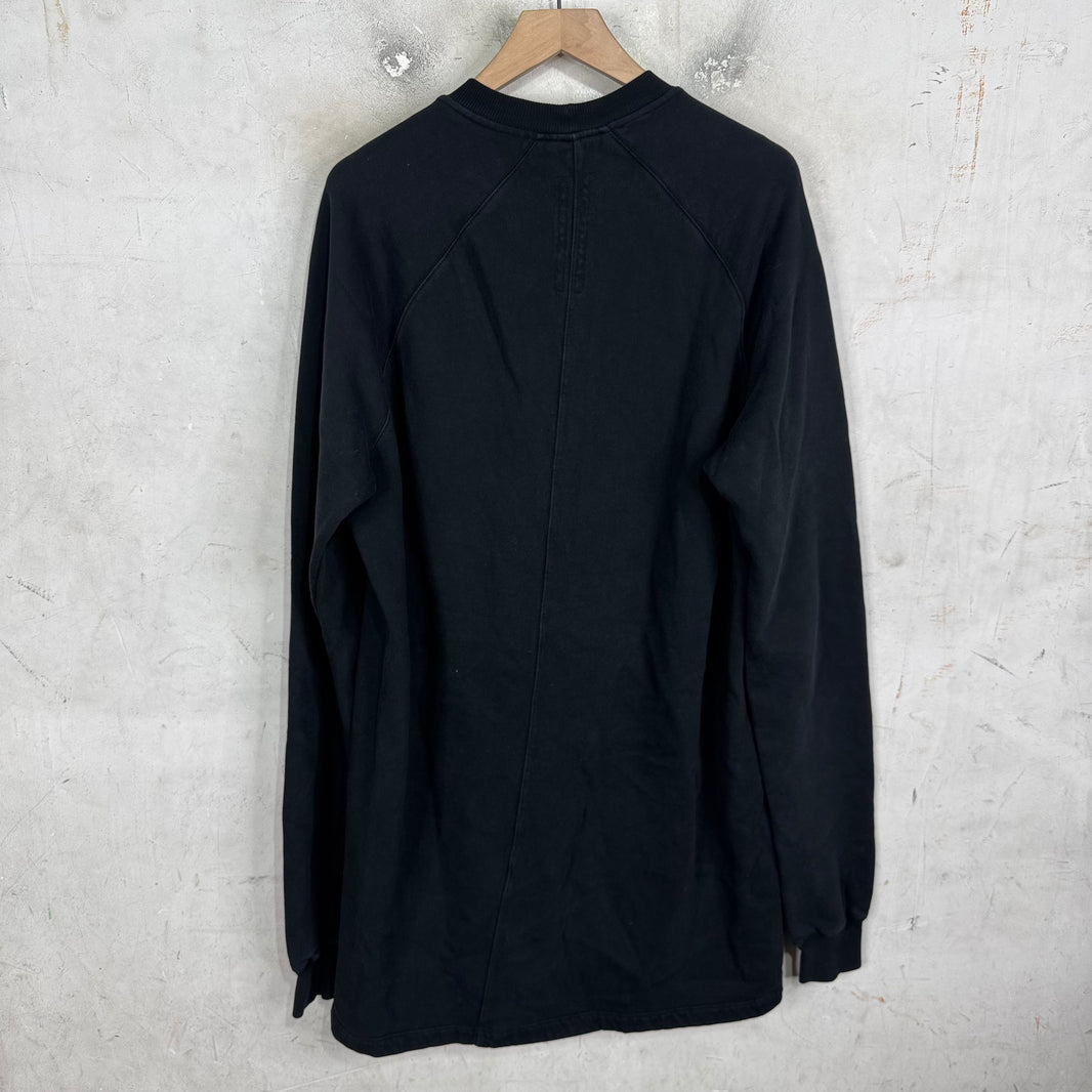 DRKSHDW Black Long Crewneck