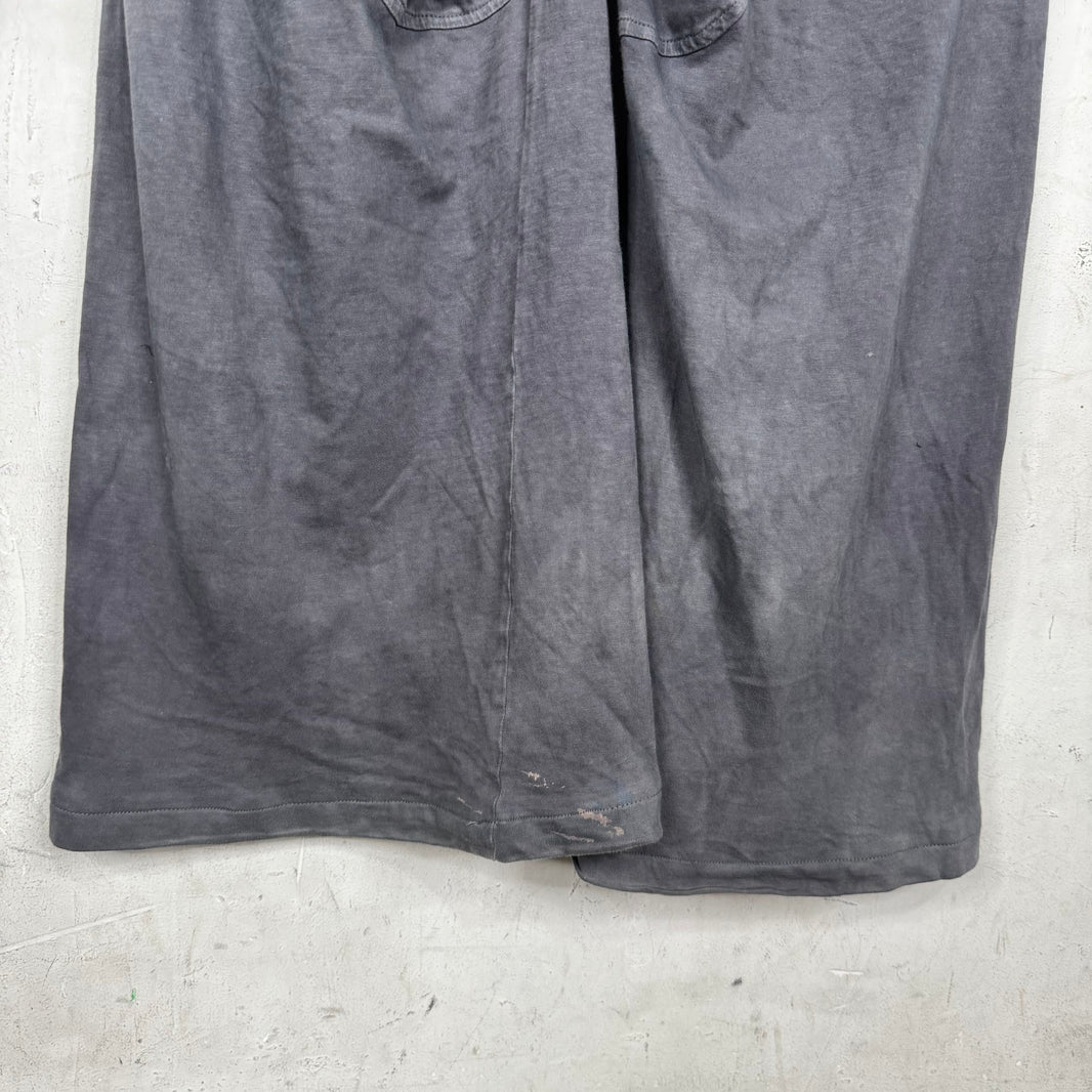 DRKSHDW Grey Smoked Wide Legged Creatch Sweatpants