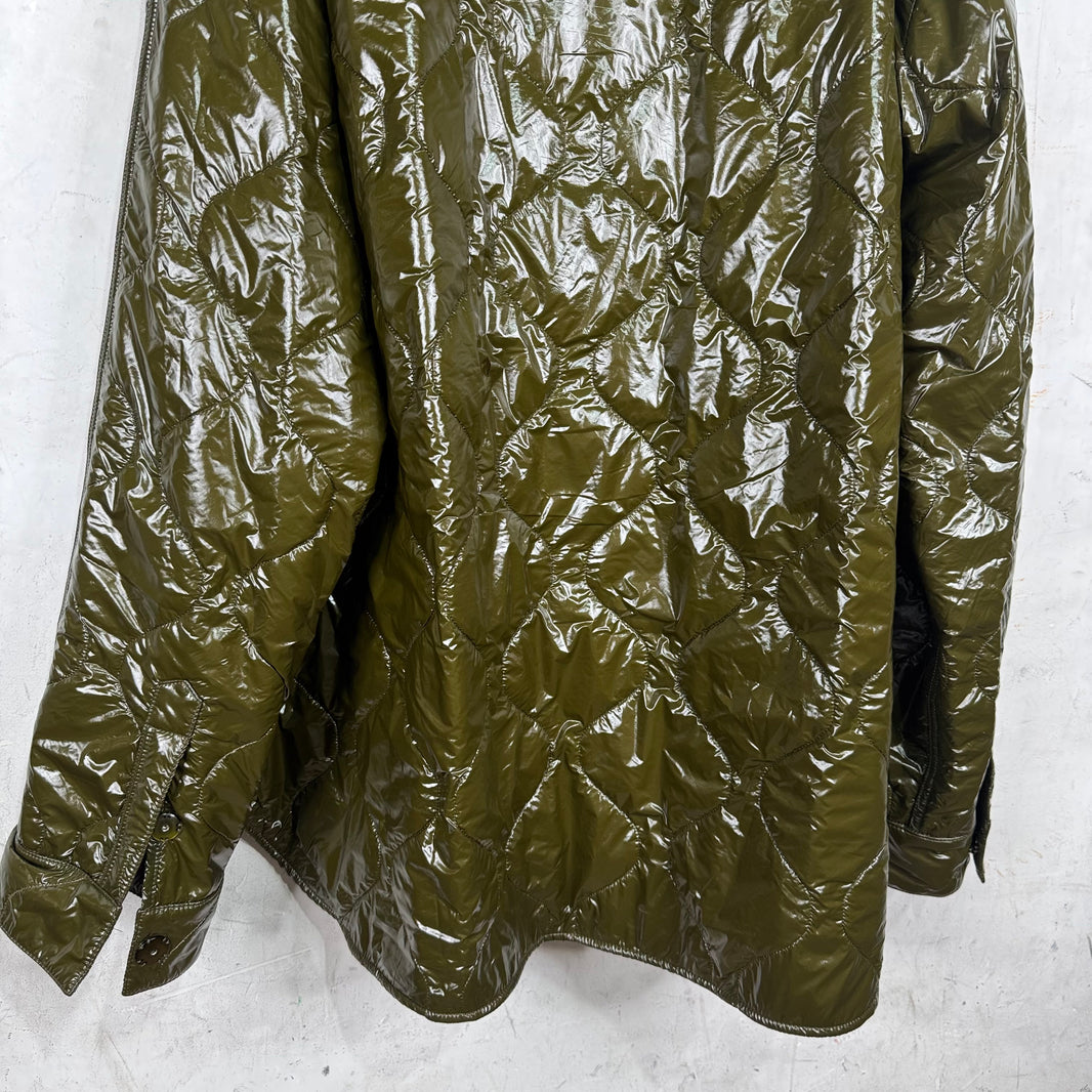 Raf Simons Quilted PVC Oversized Overshirt