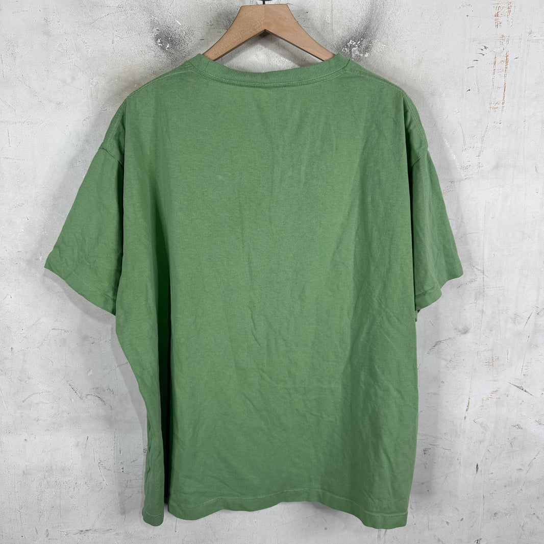 Bode Green East Dennis Flower T-Shirt