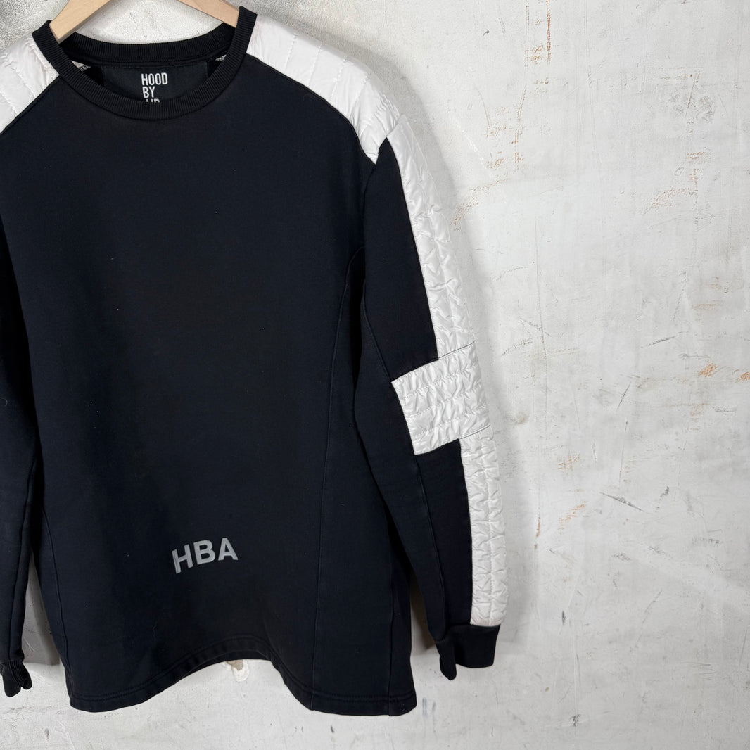 HBA Padded Stripe Crewneck