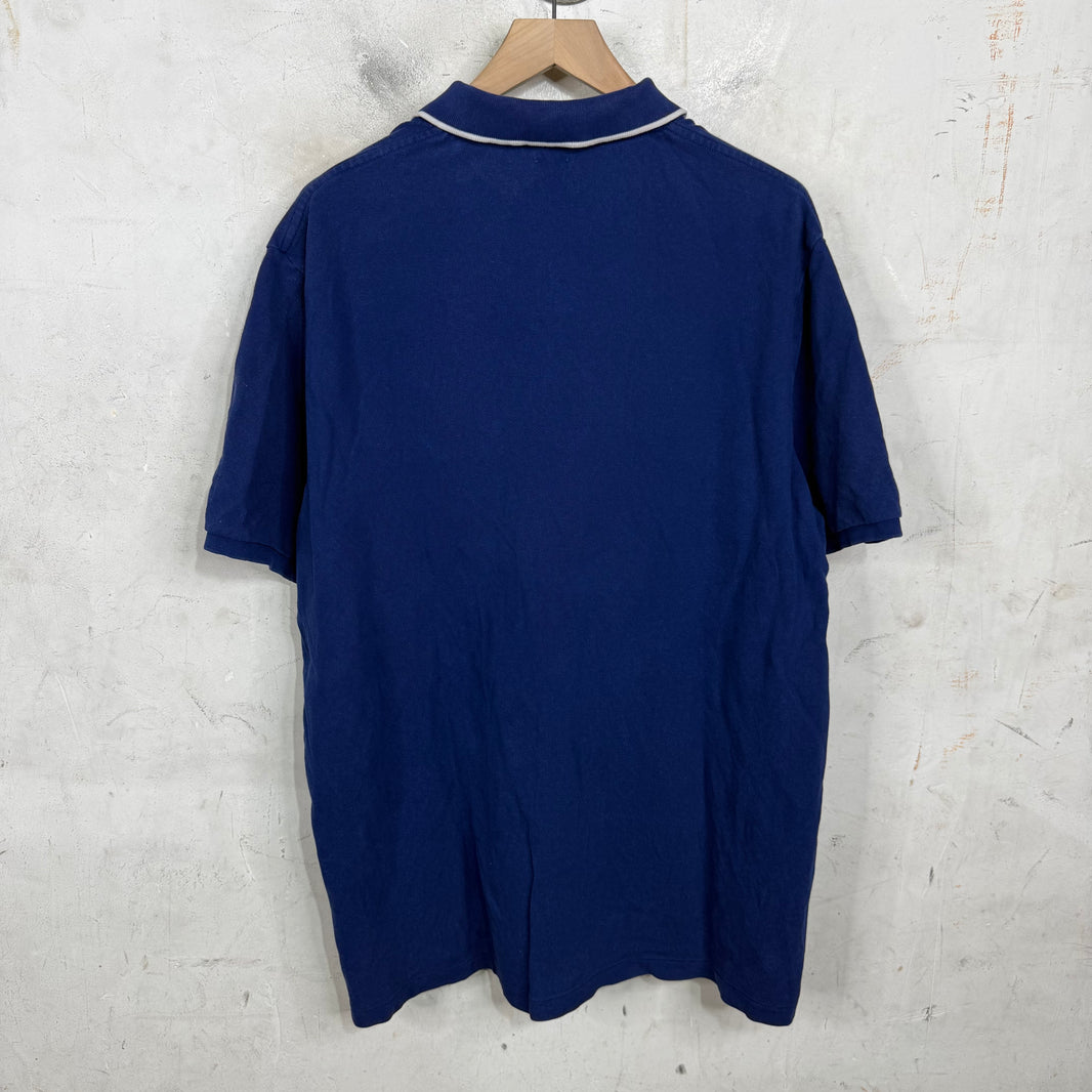 Ralph Lauren Blue White Big Horse S/S Polo