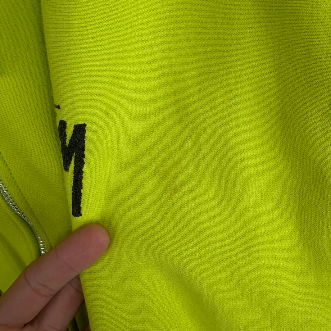 Stussy London Neon Zip Up Hoodie
