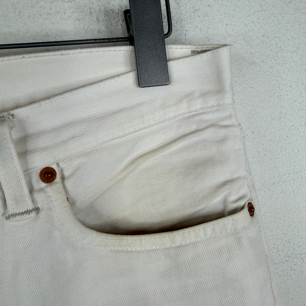 RRL White Slim Jeans