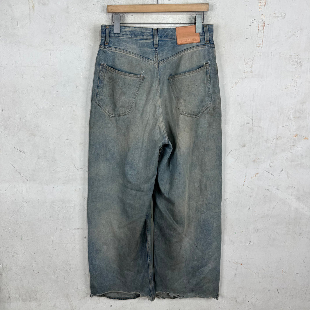 Acne Studios Penicillin Distressed Baggy Jeans