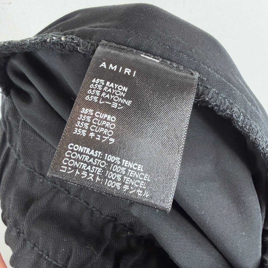 Amiri Black Velvet Pants