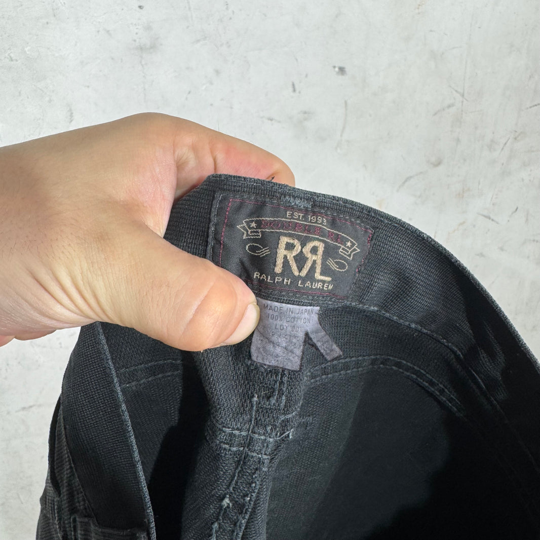 RRL Faded Black Canvas Pants