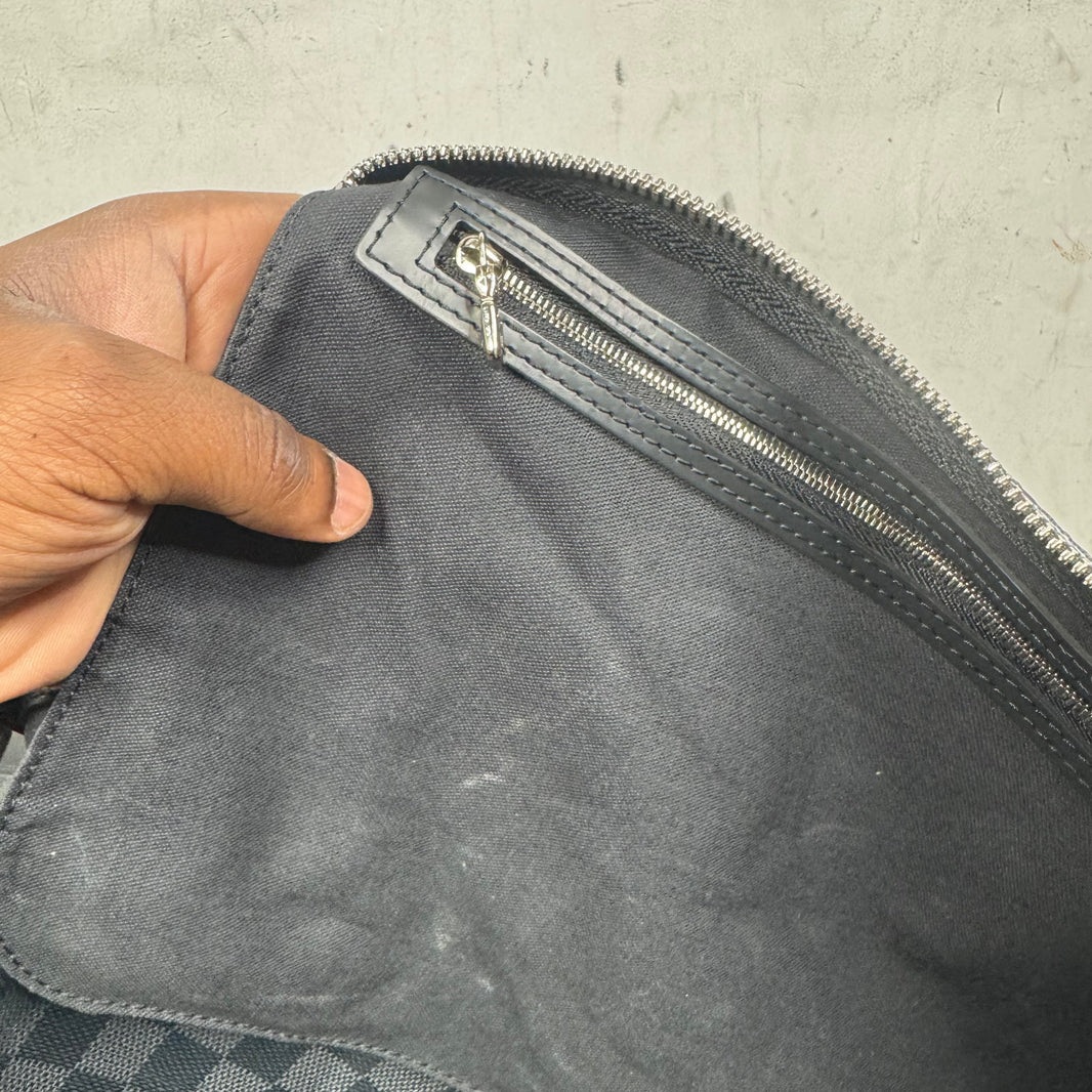 Louis Vuitton Damier 55 Keepall Duffle Bag