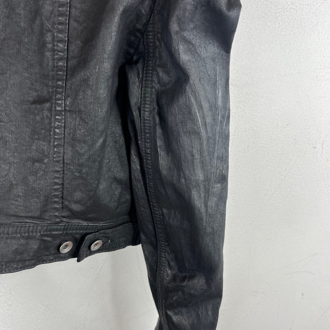DRKSHDW Tec Trucker Waxed Denim Jacket