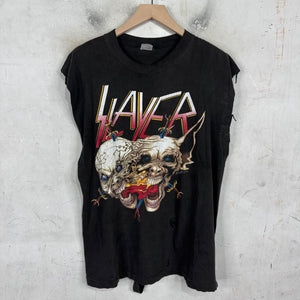 Vintage Slayer Aggression 91' Tour Cutoff T-Shirt