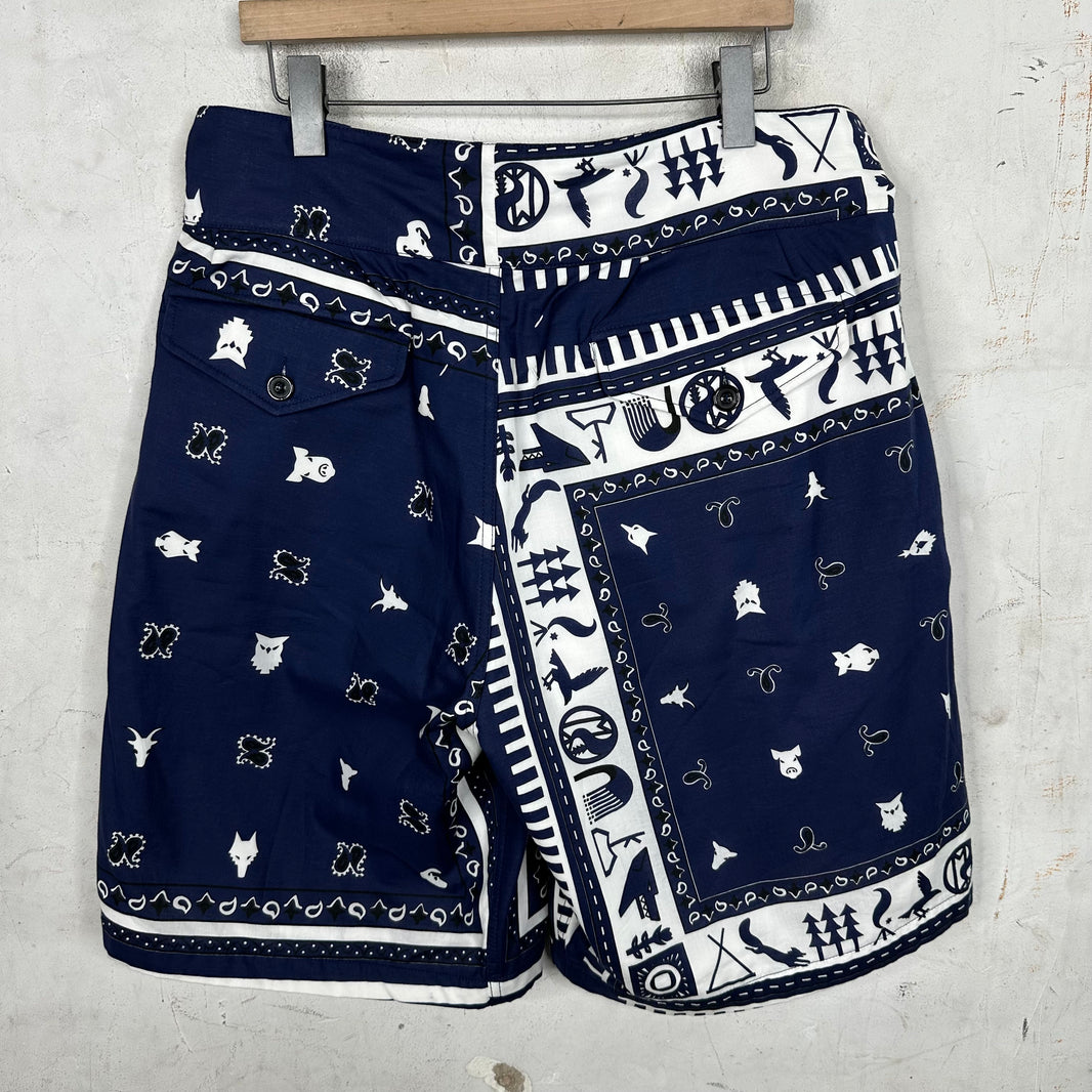 Margiela Belted Bandana Shorts
