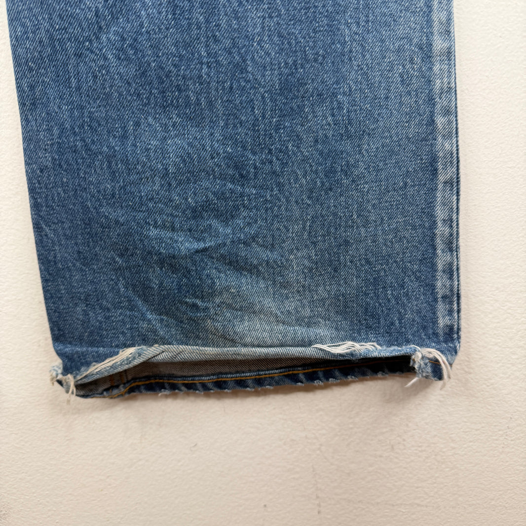Balenciaga Blue Wash Bootcut Jeans