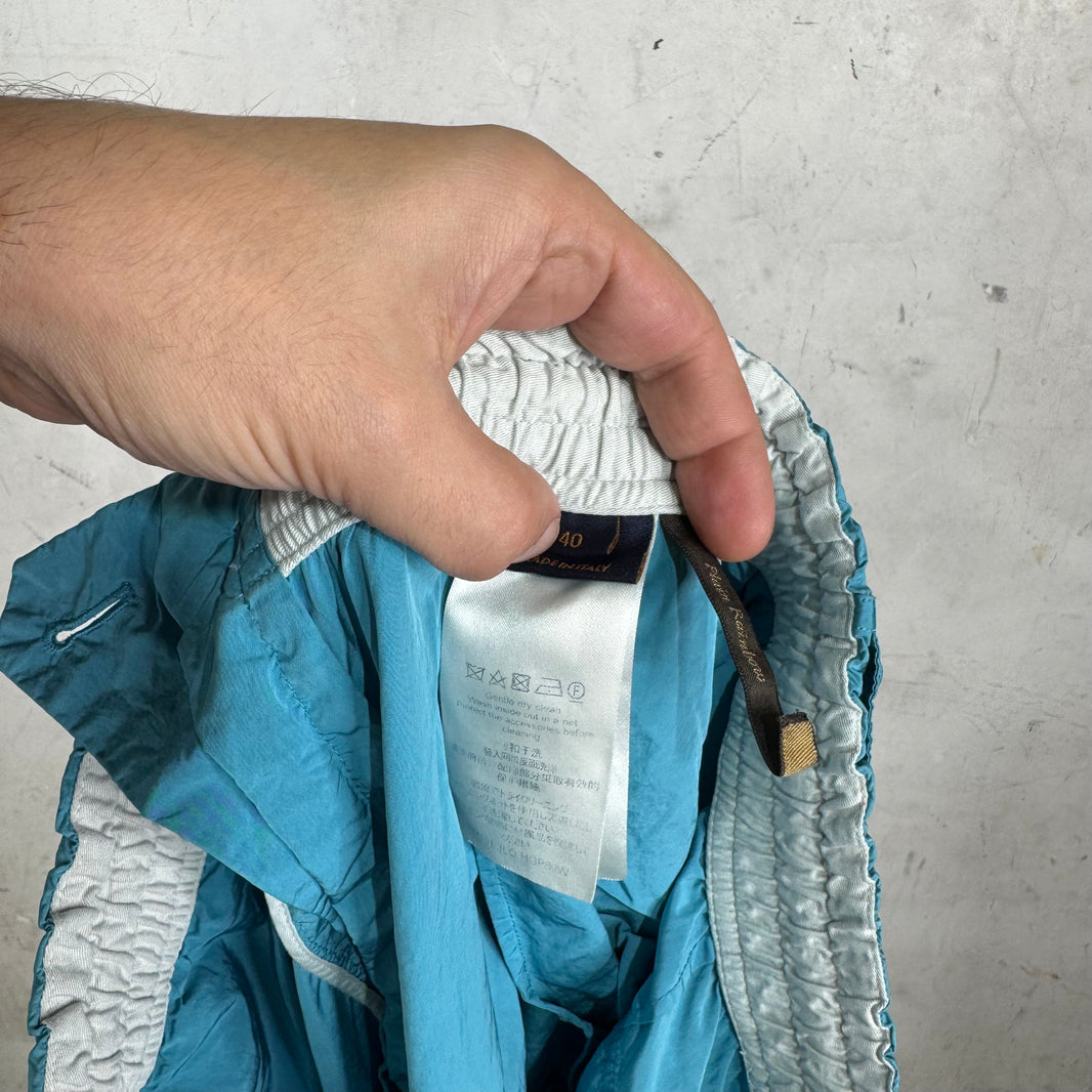 Louis Vuitton Teal Nylon Cargo Pants