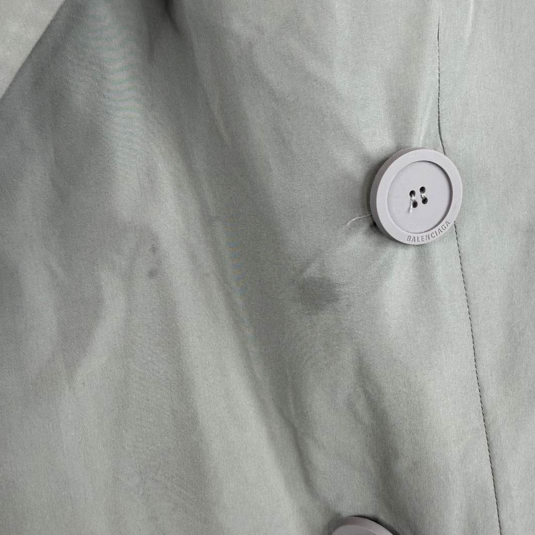 Balenciaga Gray Nylon Blazer Jacket