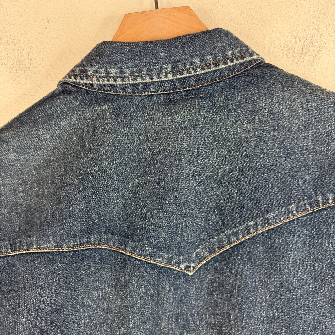 Celine Snap Button Denim LS Shirt