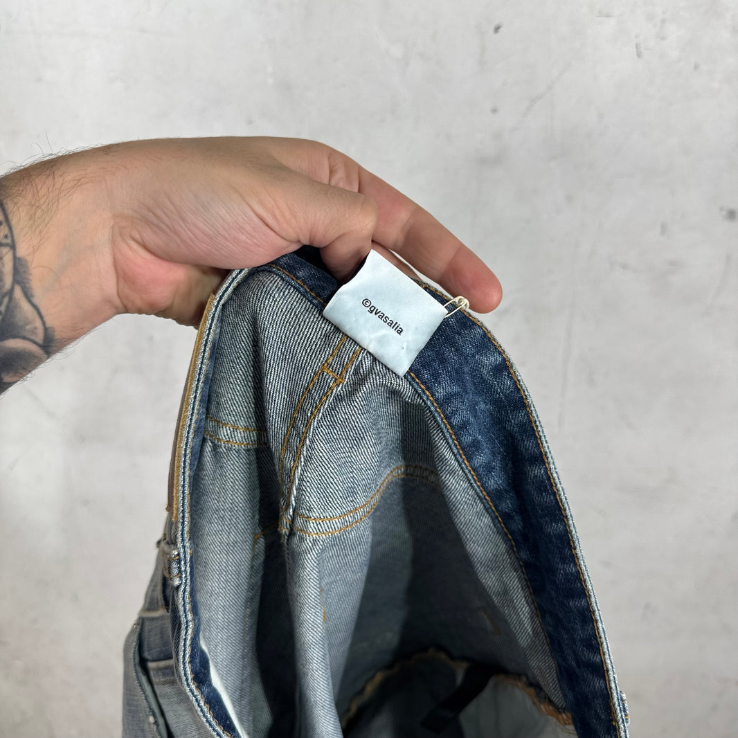 Vetements Split Wash Baggy Jeans
