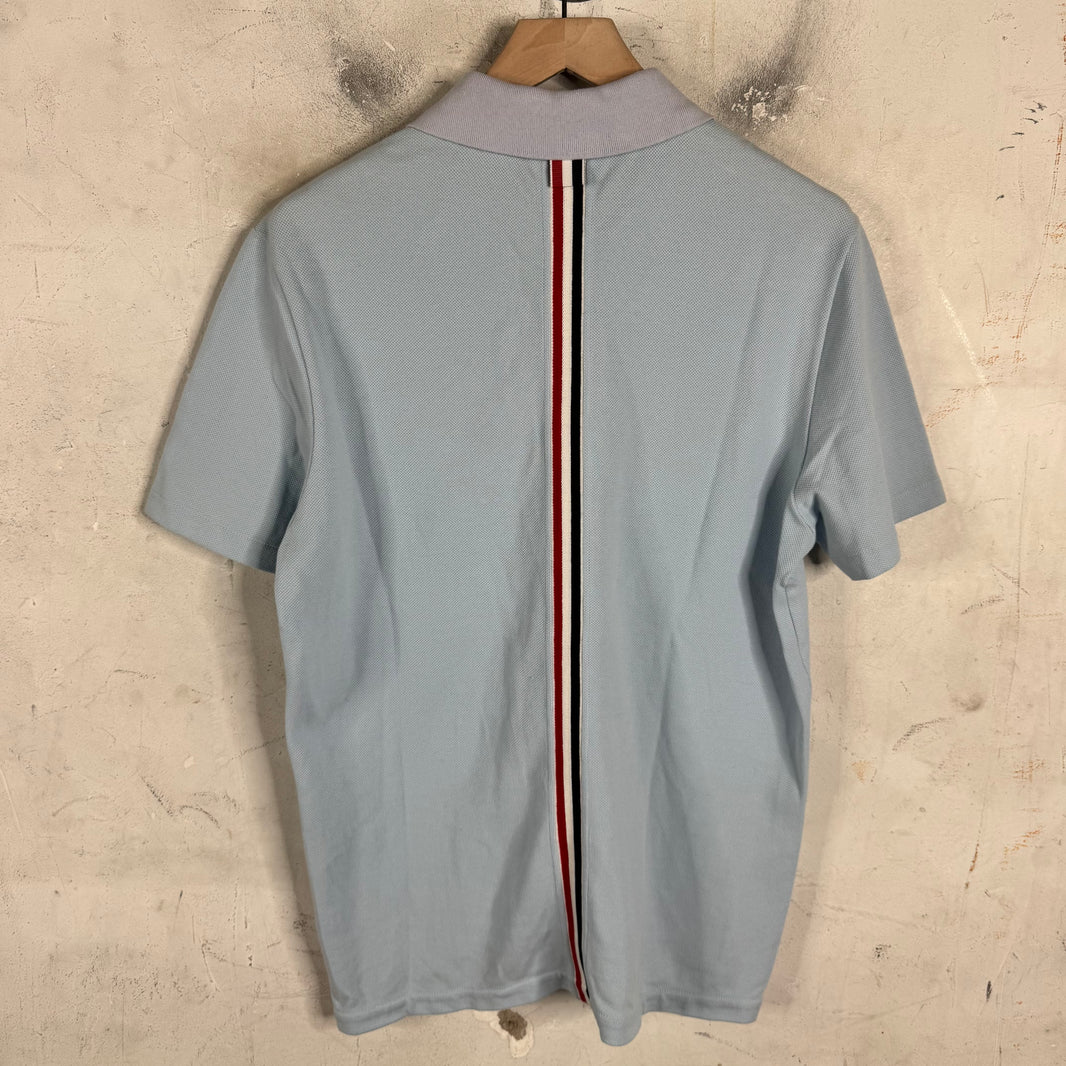 Thom Browne Blue Back Striped Polo