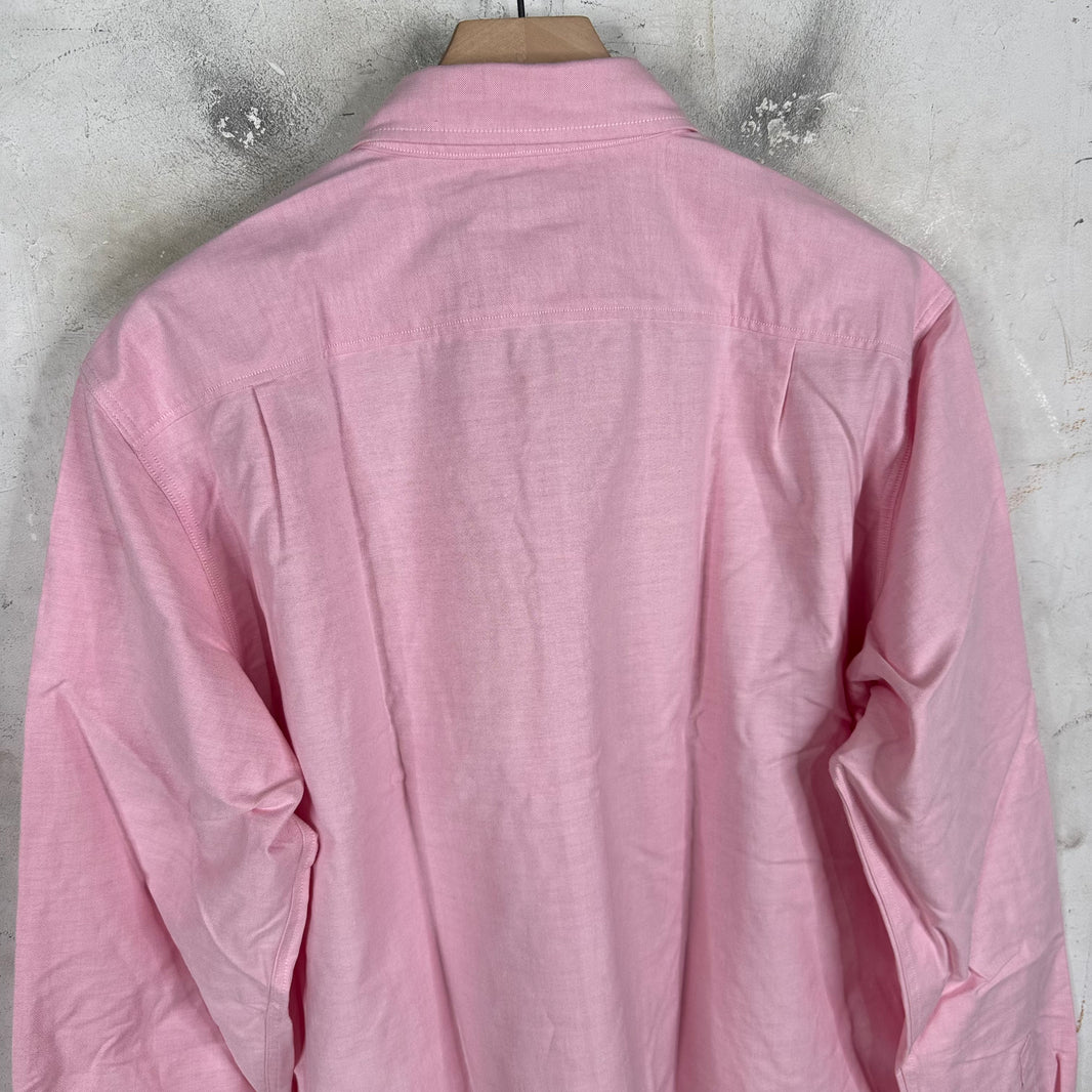 Stussy x Junya Pink Logos Buttoned Shirt