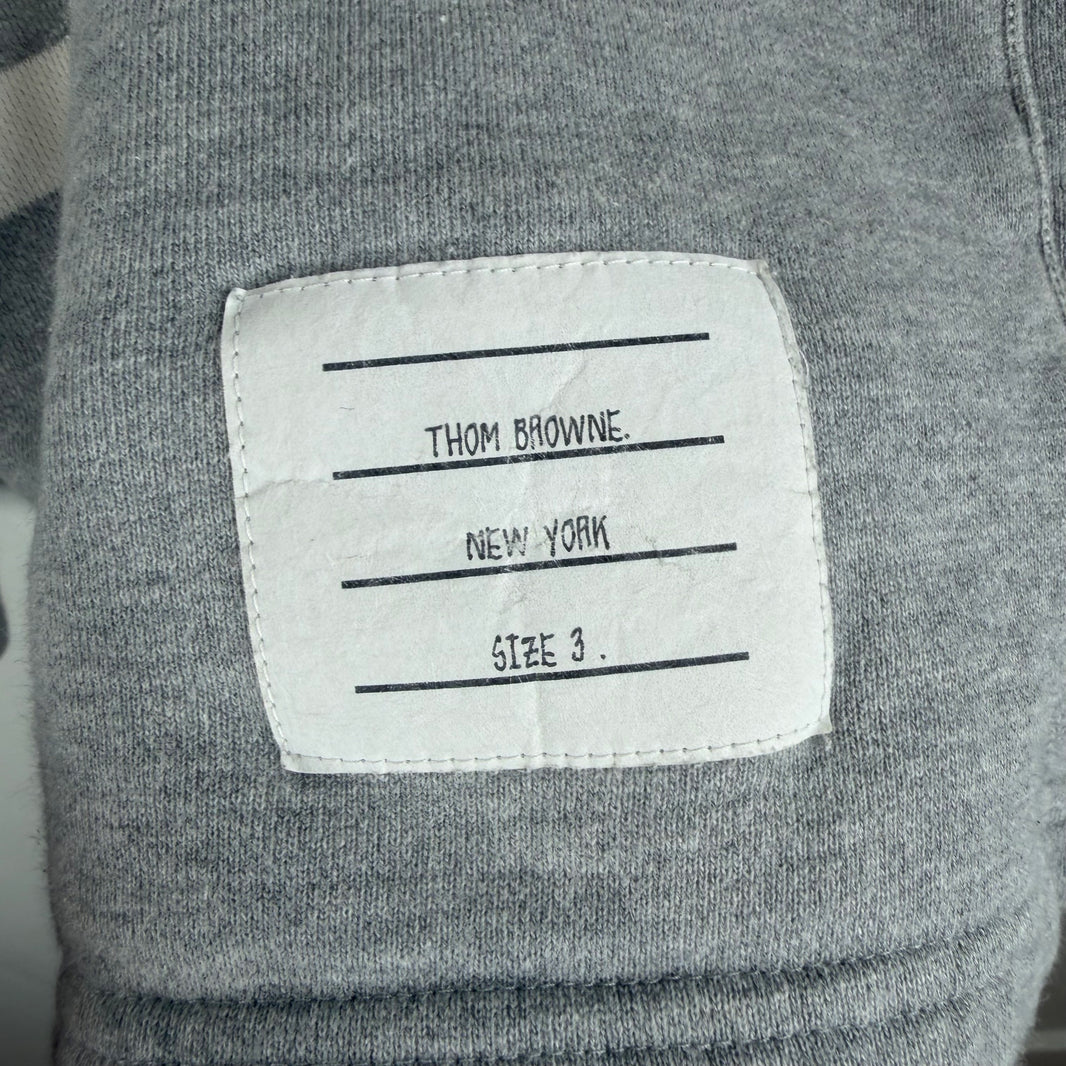 Thom Browne Gray Stripe Shorts