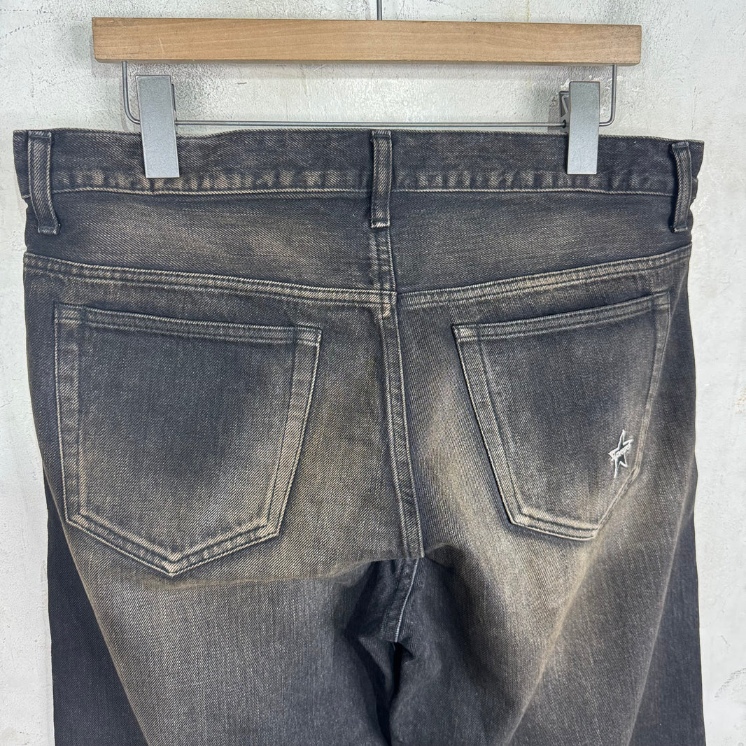 Supreme Black Baggy Selvedge Jeans