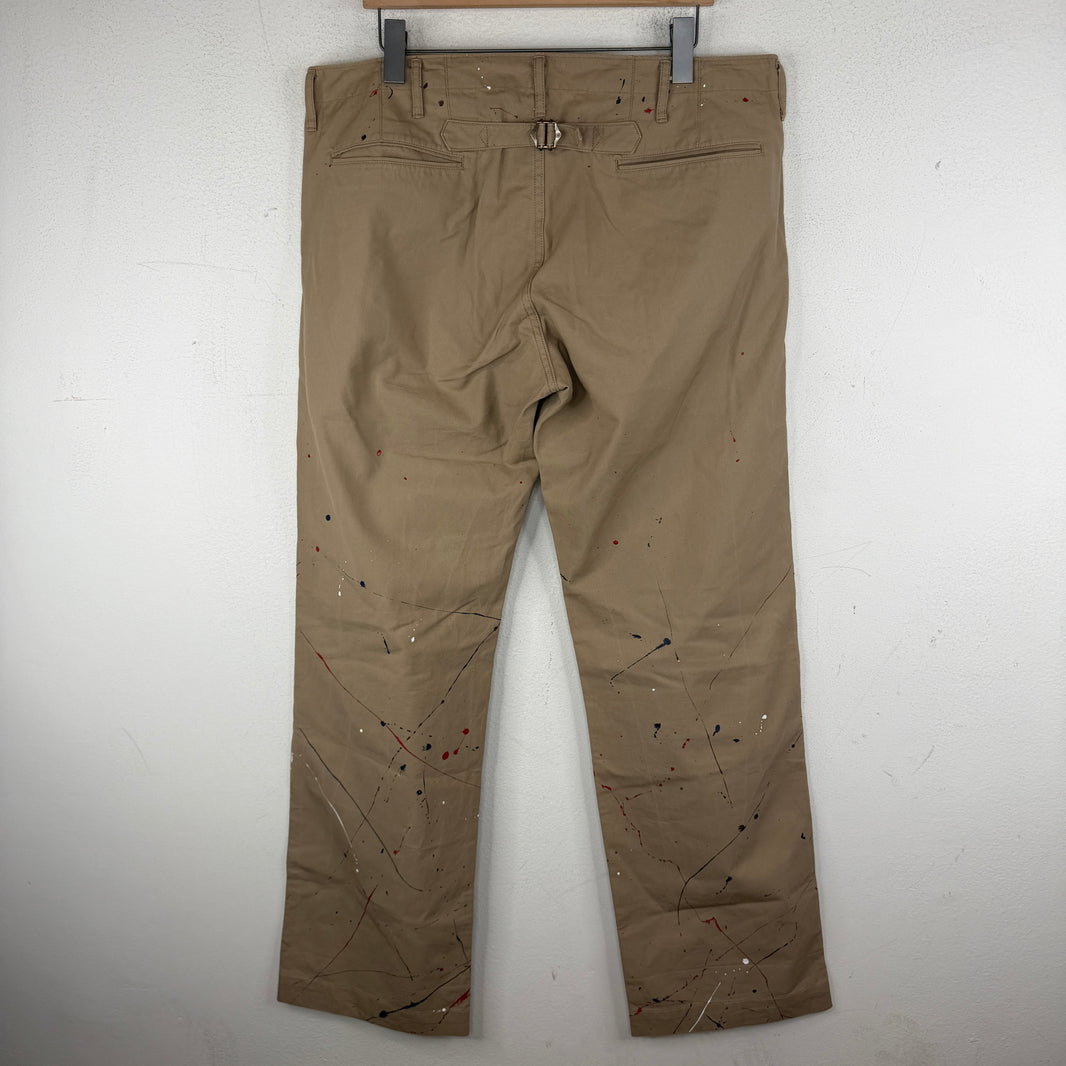 Visvim Painted Buckleback Trousers