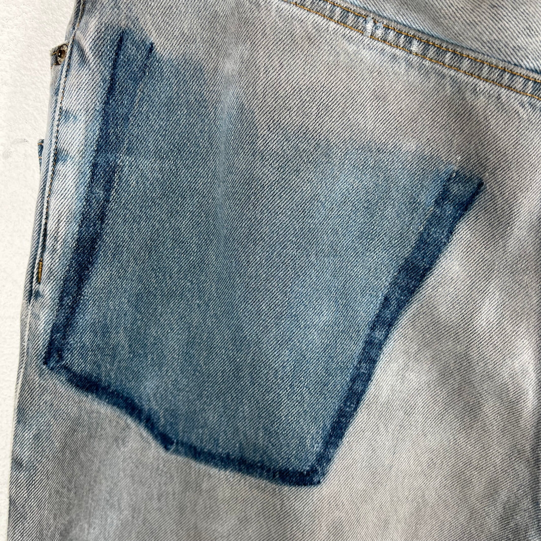 Balenciaga Front Pocket Distressed Denim jeans
