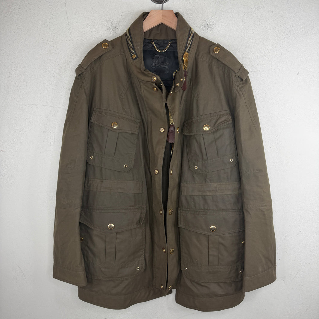 Burberry Olive Runway Cargo Jacket